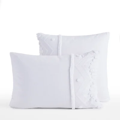 La Redoute Euppy Textured 100% Organic Cotton 300 Thread Count Textured Pillowcase