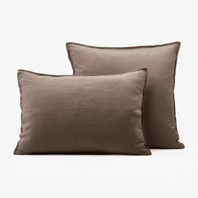 La Redoute Elina 100% Washed Linen Pillowcase