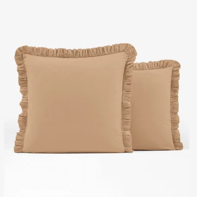 La Redoute Ruffle 100% Washed Cotton Pillowcase