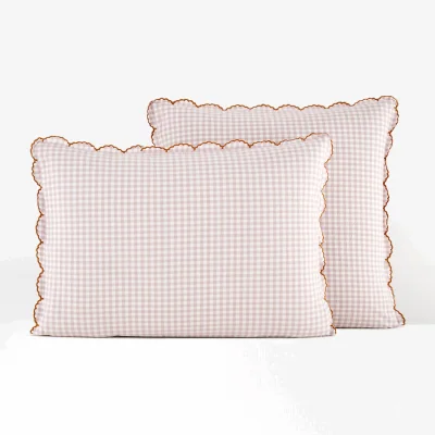 La Redoute Lilou Gingham 100% Cotton Pillowcase