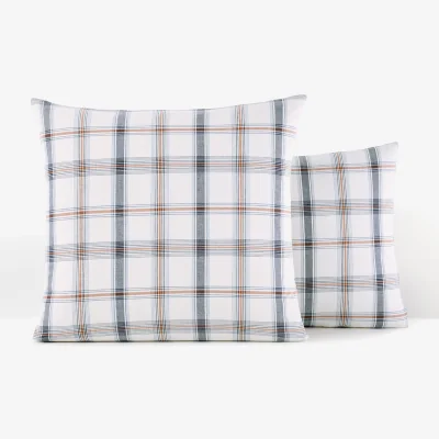 La Redoute Melvin Checked 100% Cotton Pillowcase