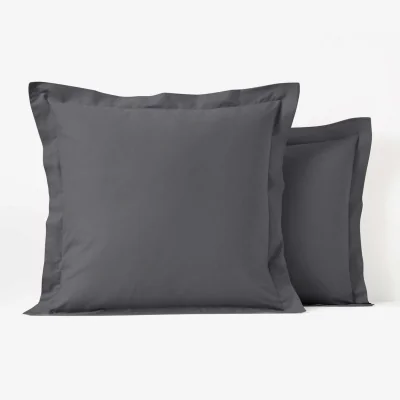 La Redoute Scenario Plain Flounce 100% Organic Cotton Pillowcase