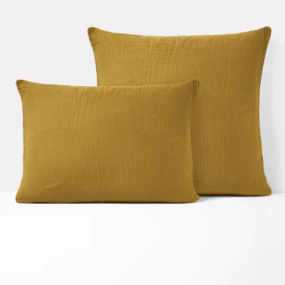La Redoute Kumla Plain Cotton Muslin Pillowcase