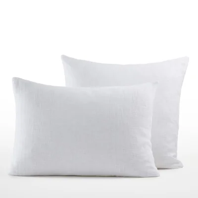 La Redoute Nuvola Jacquard 100% Washed Linen Pillowcase