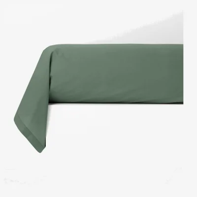 La Redoute Best Quality Plain 100% Cotton Percale 200 Thread Count Bolster Pillowcase
