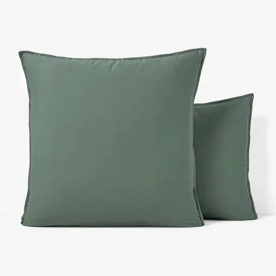 La Redoute Scenario Plain 100% Washed Cotton Pillowcase