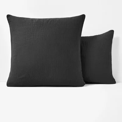 La Redoute Snow Plain Cotton Muslin Pillowcase