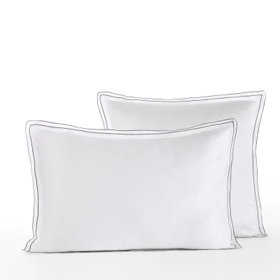 La Redoute Tucci 100% Organic Cotton Satin 300 Thread Count Pillowcase