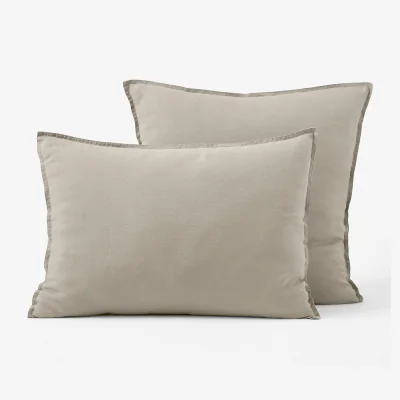 La Redoute Elina 100% Washed Linen Pillowcase