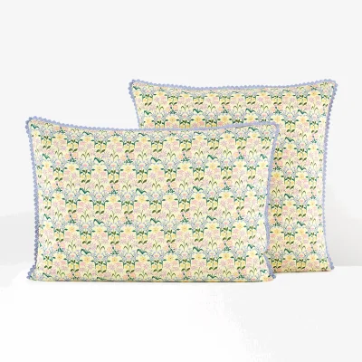 La Redoute Michi Floral 50% Recycled Cotton Pillowcase