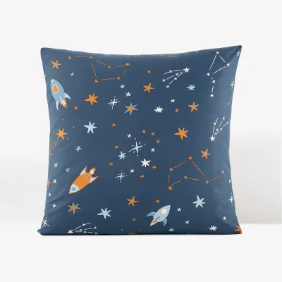 La Redoute Gaston Space 100% Cotton Pillowcase