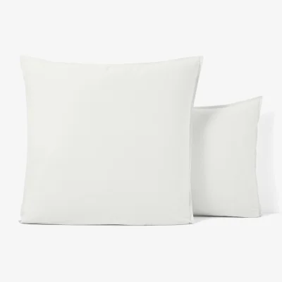 La Redoute Scenario Plain 100% Washed Cotton Pillowcase