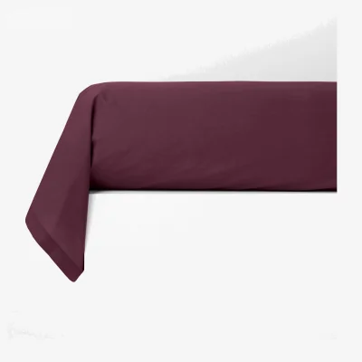La Redoute Best Quality Plain 100% Cotton Percale 200 Thread Count Bolster Pillowcase