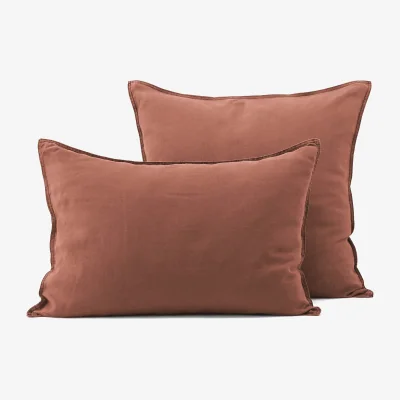 La Redoute Helm 100% Washed Hemp Pillowcase