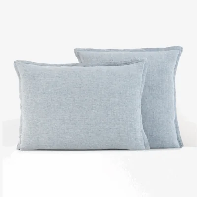 La Redoute Linot Plain 100% Washed Linen Pillowcase