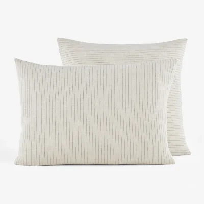 La Redoute Buncha Striped 100% Linen Pillowcase