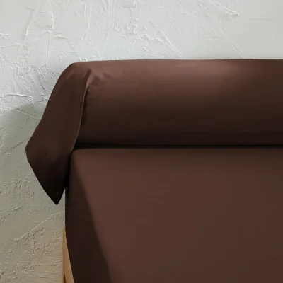 La Redoute Best Quality Plain 100% Cotton Percale 200 Thread Count Bolster Pillowcase