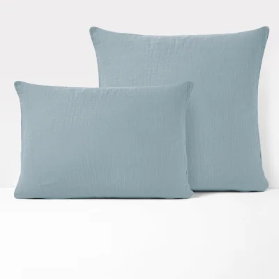 La Redoute Kumla Plain Cotton Muslin Pillowcase