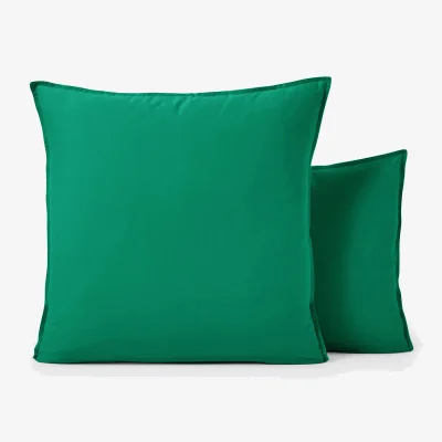 La Redoute Scenario Plain 100% Washed Cotton Pillowcase