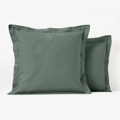 La Redoute Scenario Plain Flounce 100% Organic Cotton Pillowcase