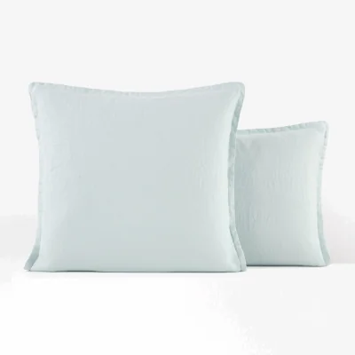 La Redoute Linot Plain 100% Washed Linen Pillowcase