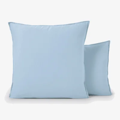 La Redoute Scenario Plain 100% Washed Cotton Pillowcase