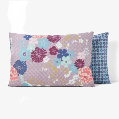 La Redoute Miss China Exotic Floral 100% Cotton Pillowcase