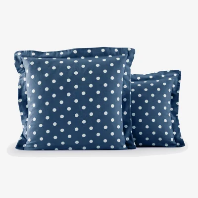 La Redoute Clarisse Polka Dot Brushed Cotton Pillowcase