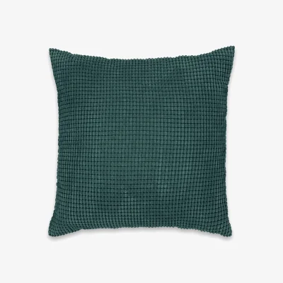 La Redoute Fluffy Square Textured Velvet Pillowcase