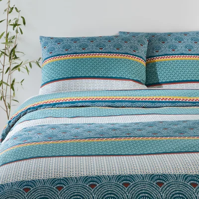 La Redoute Napo 100% Cotton Bed Set with Rectangular Pillowcase