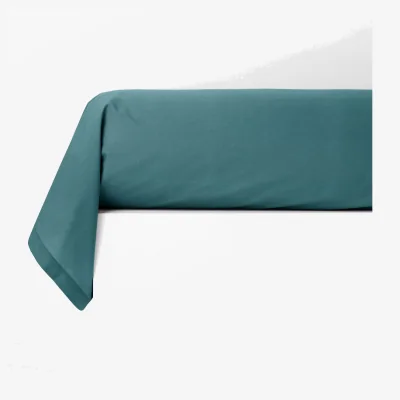 La Redoute Best Quality Plain 100% Cotton Percale 200 Thread Count Bolster Pillowcase