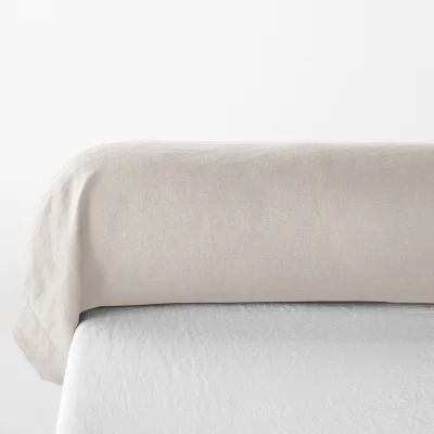 La Redoute Linot Plain 100% Washed Linen Pillowcase