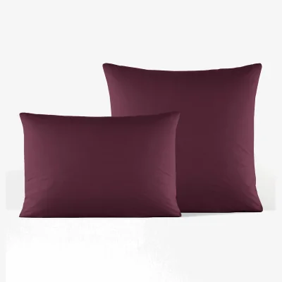 La Redoute Best Quality Plain 100% Cotton Percale 200 Thread Count Pillowcase