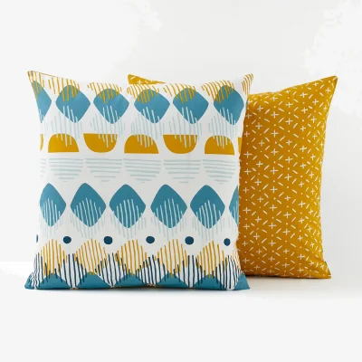 La Redoute Cool Graphic 100% Cotton Pillowcase