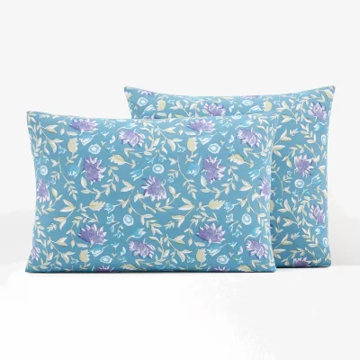La Redoute Betsy Floral 100% Washed Cotton Pillowcase