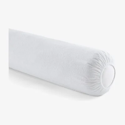 La Redoute Waterproof Anti-Mite Towelling Bolster Under Pillowcase
