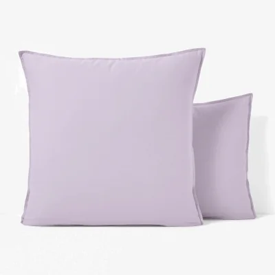 La Redoute Scenario Plain 100% Washed Cotton Pillowcase