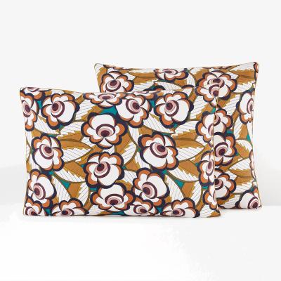 La Redoute Lozano Contemporary Floral 100% Washed Cotton Pillowcase