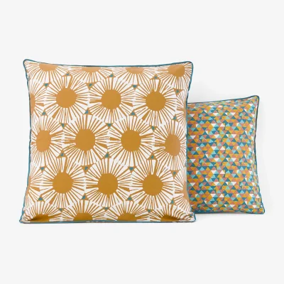 La Redoute Jahia Graphic 100% Cotton Pillowcase