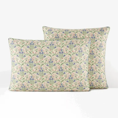 La Redoute Lizbeth Floral 100% Cotton Satin 300 Thread Count Pillowcase