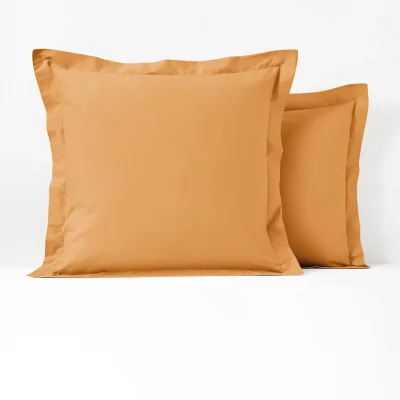 La Redoute Scenario Plain Flounce 100% Organic Cotton Pillowcase