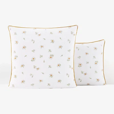 La Redoute Paquita Floral 100% Washed Cotton Pillowcase