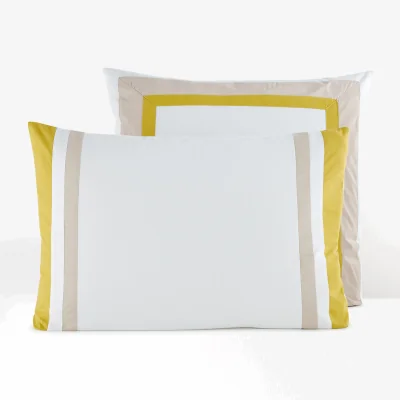La Redoute Fraicheur 100% Organic Cotton Percale 200 Thread Count Pillowcase
