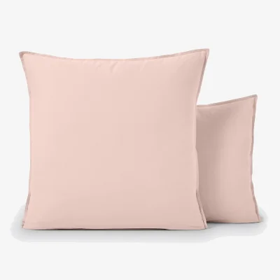 La Redoute Scenario Plain 100% Washed Cotton Pillowcase