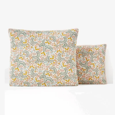 La Redoute Majari Floral Washed Cotton Pillowcase