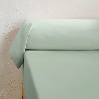 La Redoute Scenario Plain 100% Cotton Bolster Pillowcase