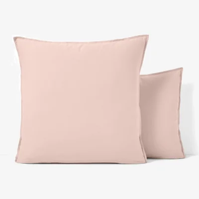 La Redoute Scenario Plain 100% Washed Cotton Pillowcase