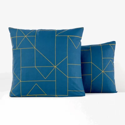 La Redoute Dwight Geometric 100% Cotton Pillowcase