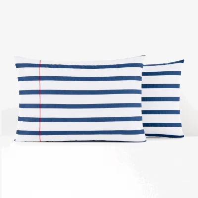 La Redoute Malo Striped 100% Cotton Pillowcase