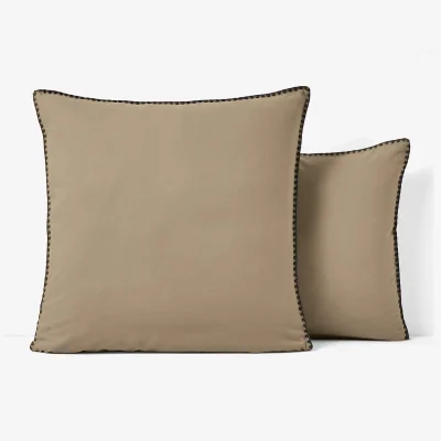 La Redoute Merida Embroidered 100% Washed Cotton Pillowcase